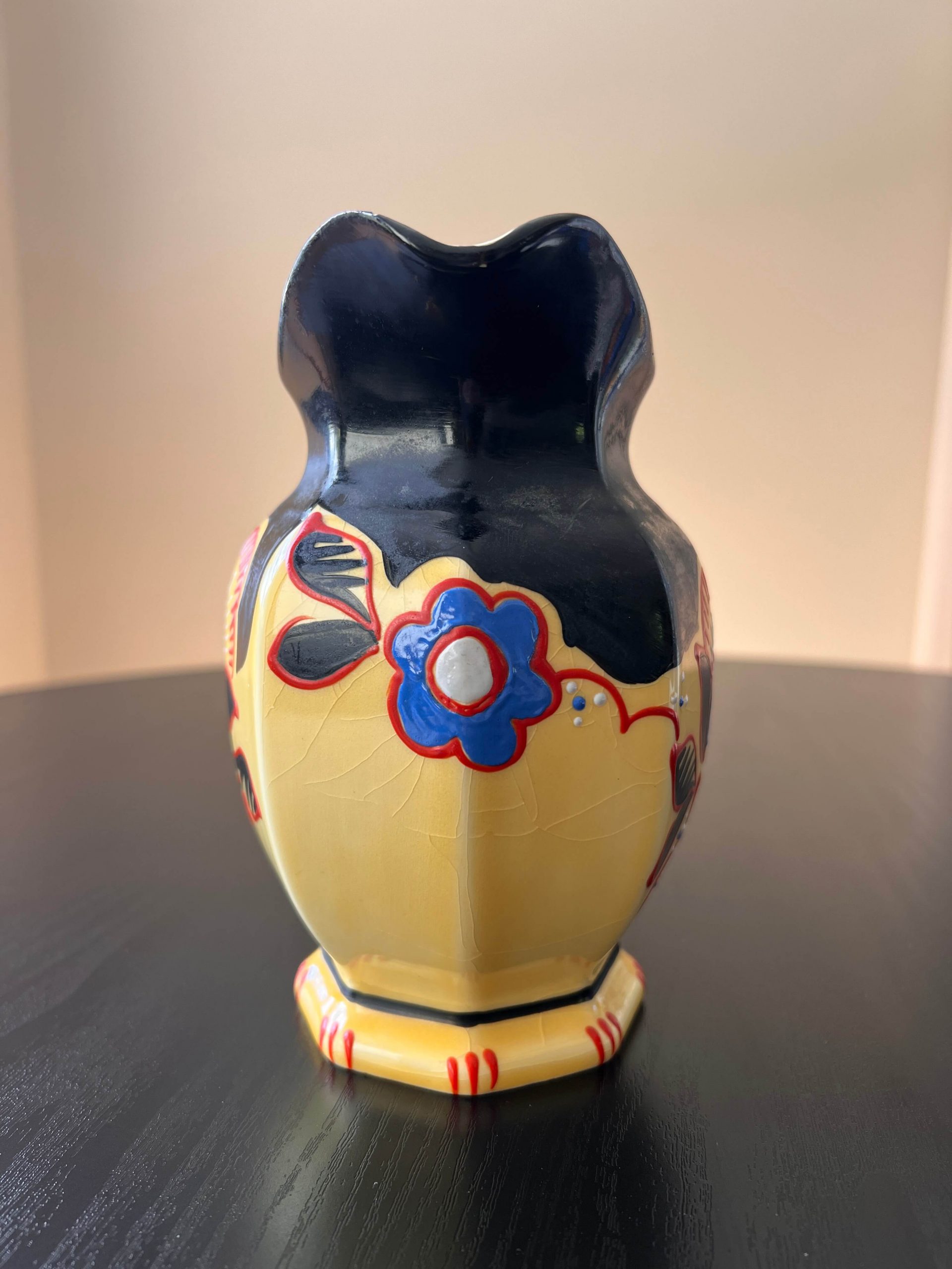 Vintage Ditmar-Urbach ceramic Art Deco pitcher from Czechoslovakia - Image 3