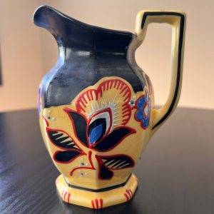 Vintage Ditmar-Urbach ceramic Art Deco pitcher from Czechoslovakia