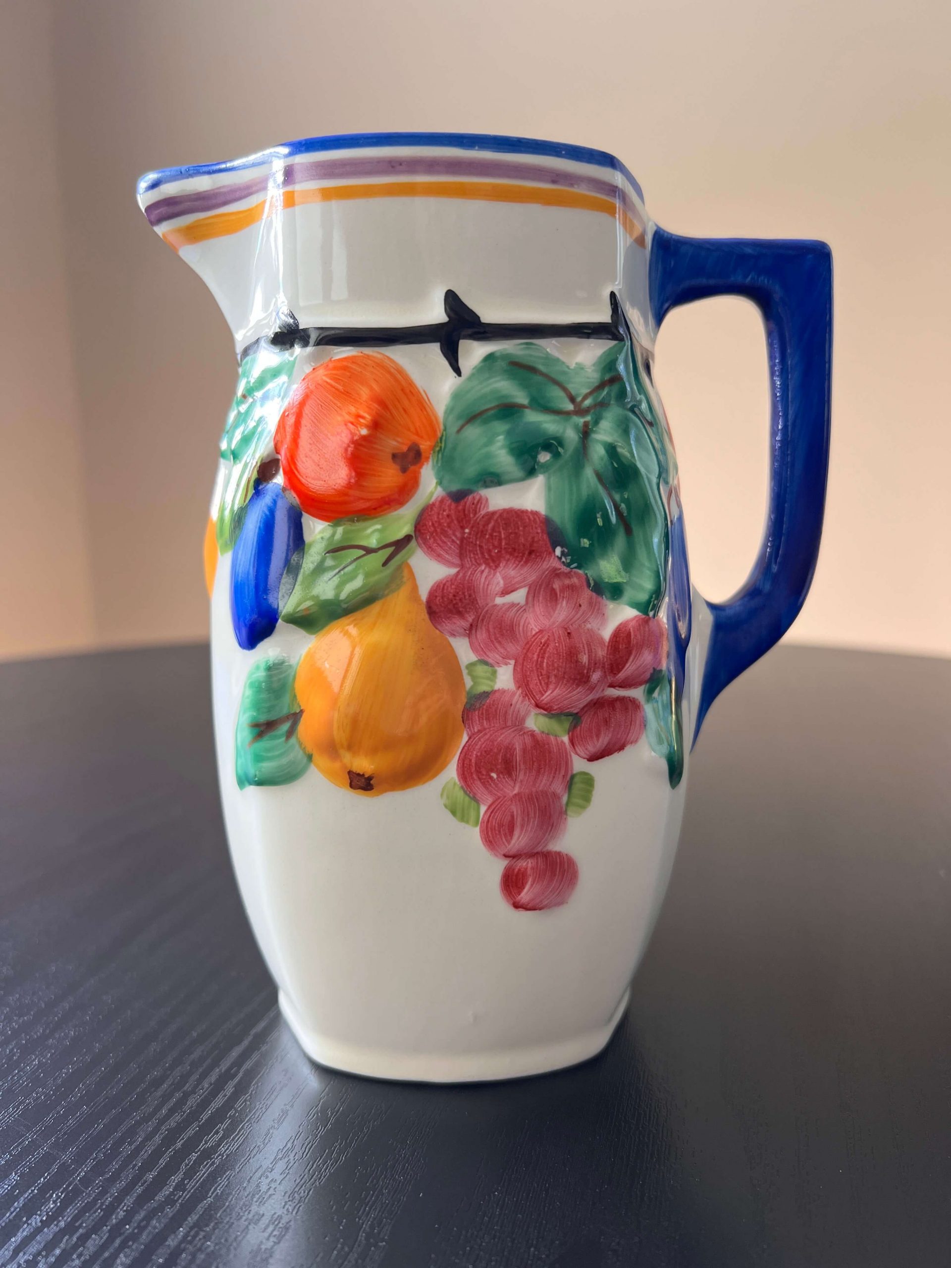 Ditmar Urbach Pitcher - Czechoslovakia - Hand-painted Ceramic