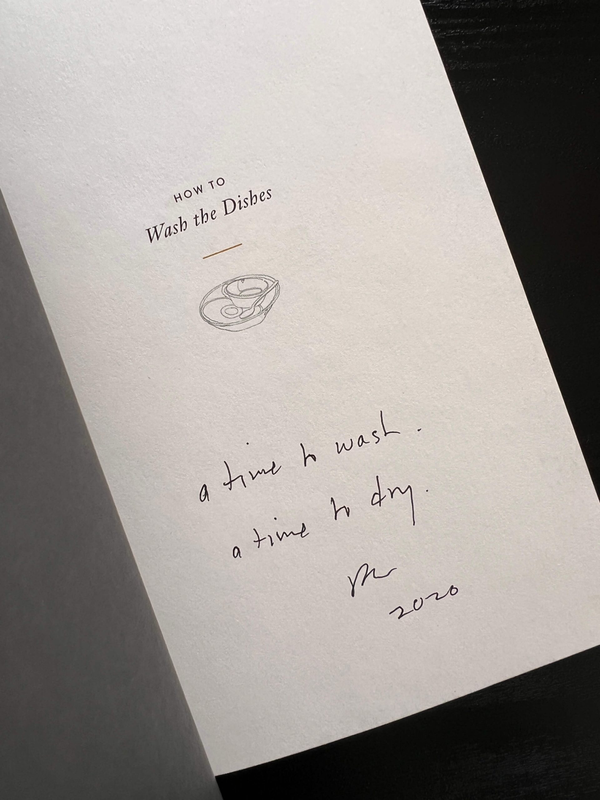 How to Wash the Dishes by Peter Miller - SIGNED - first edition - Image 4