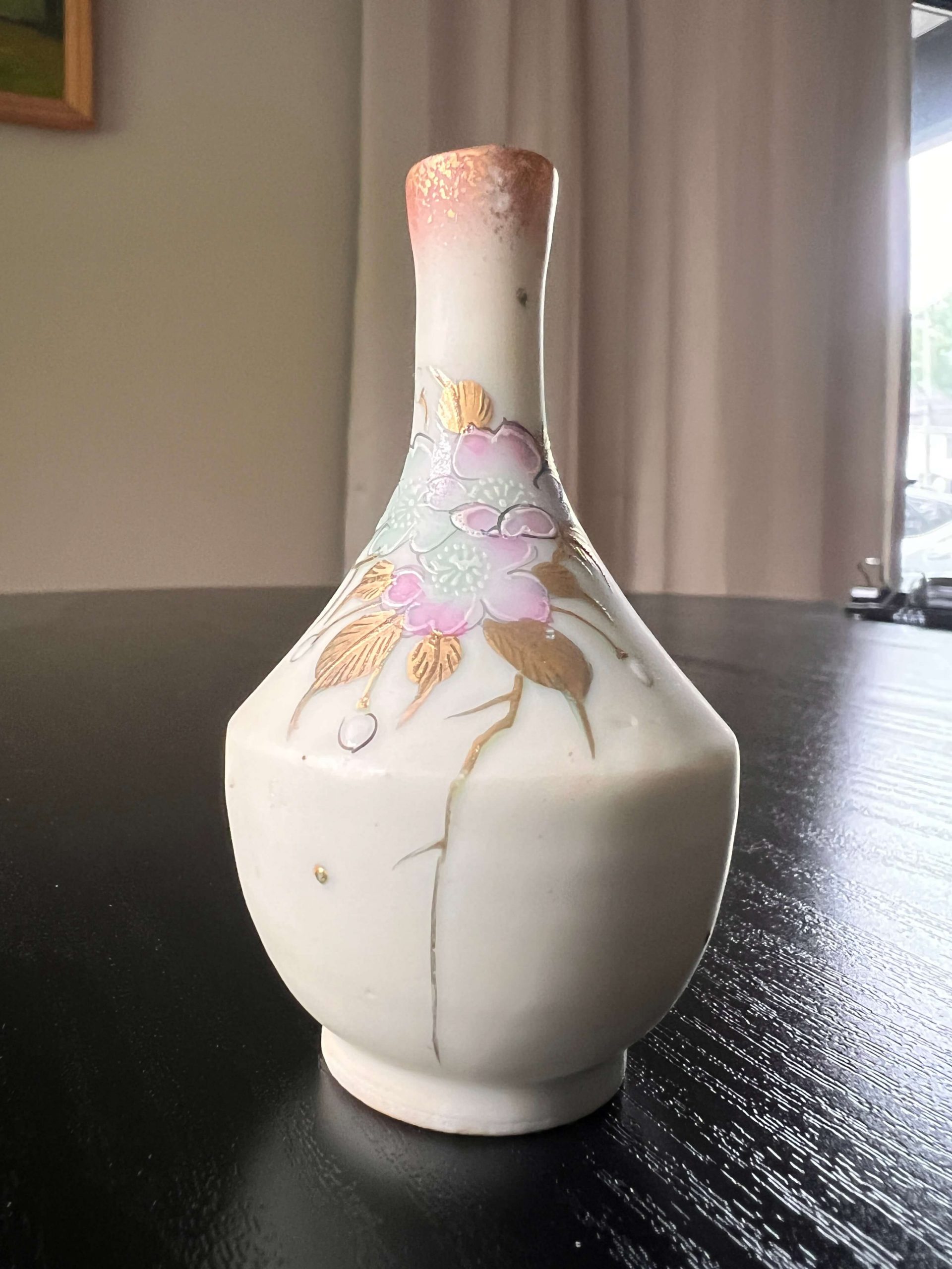 Porcelain Bud Vase - Antique