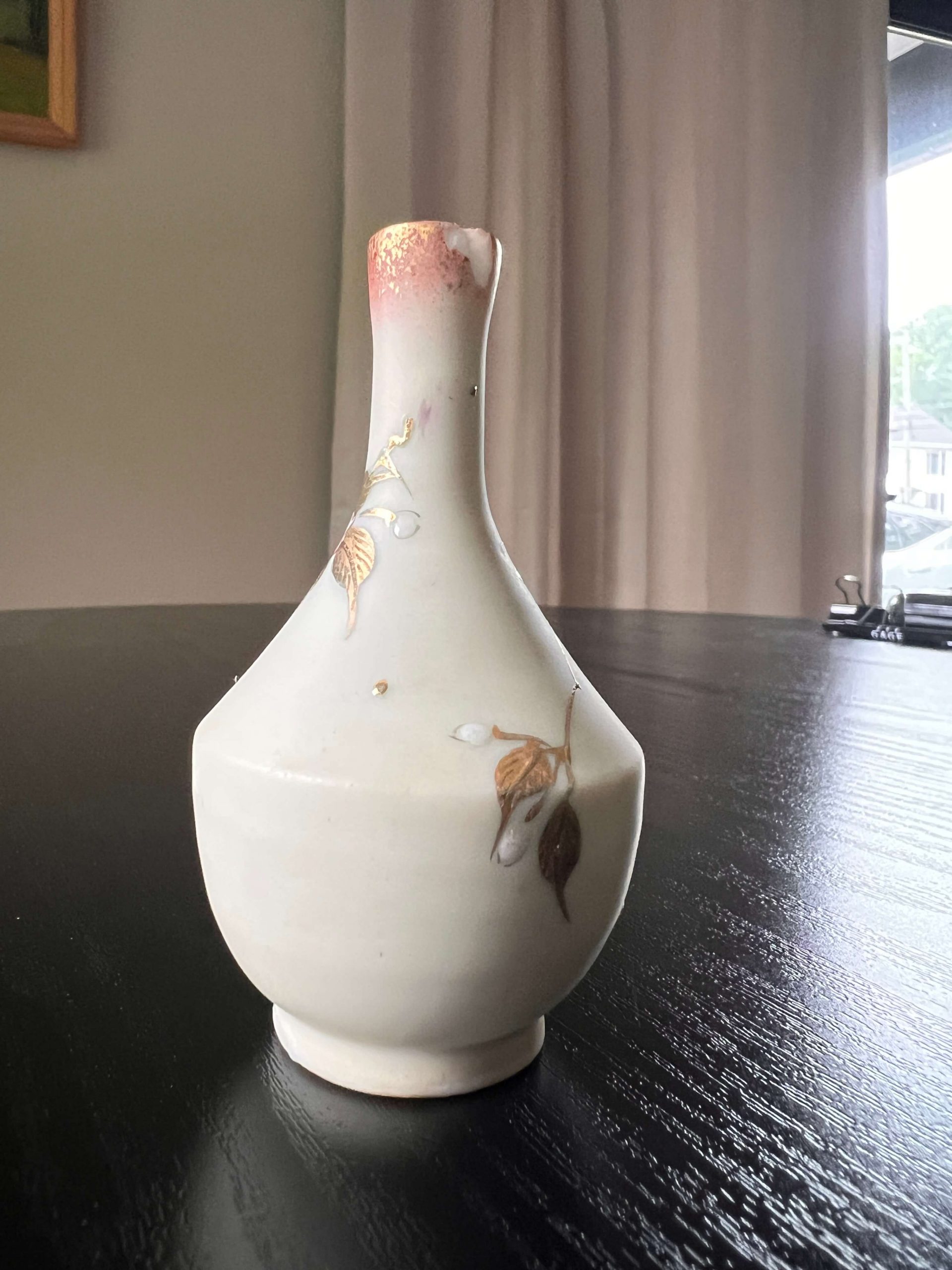 Porcelain Bud Vase - Antique - Image 2