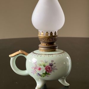Miniature Porcelain Oil Lamp