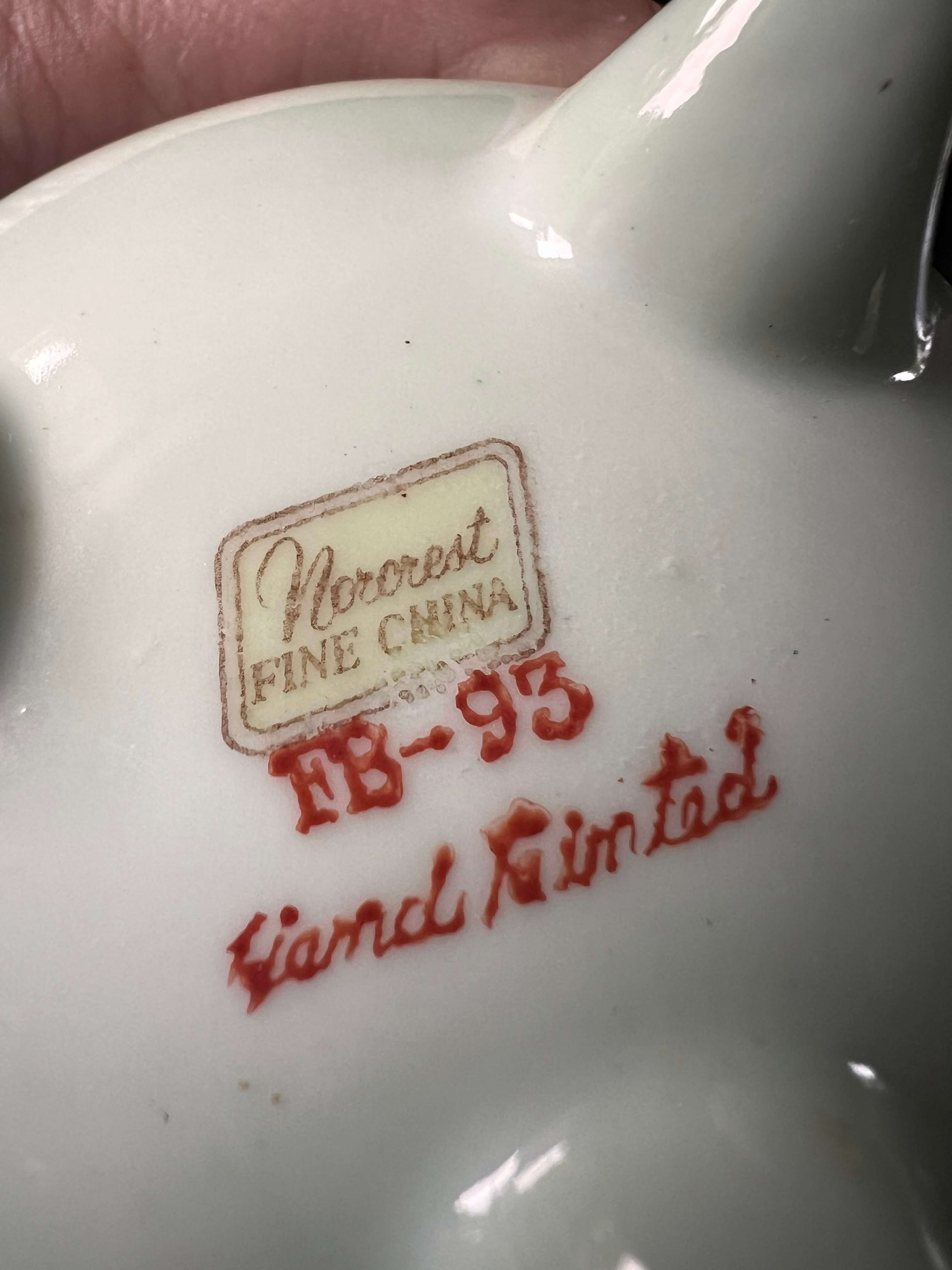 Miniature Porcelain Oil Lamp - Image 6