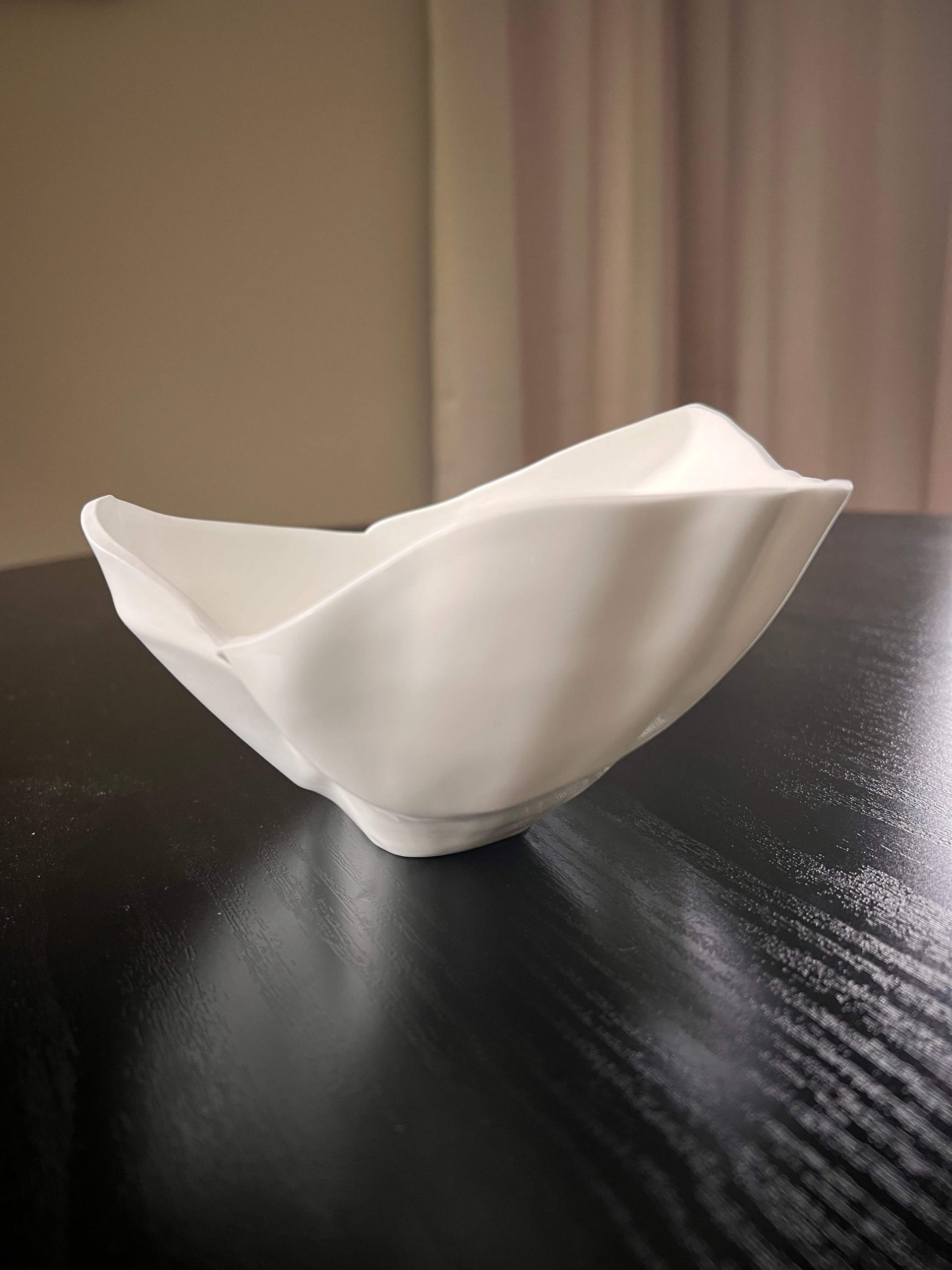 Authentic Frank Gehry Tiffany & Co. White Bone China Rock Bowl, Discontinued - Image 5