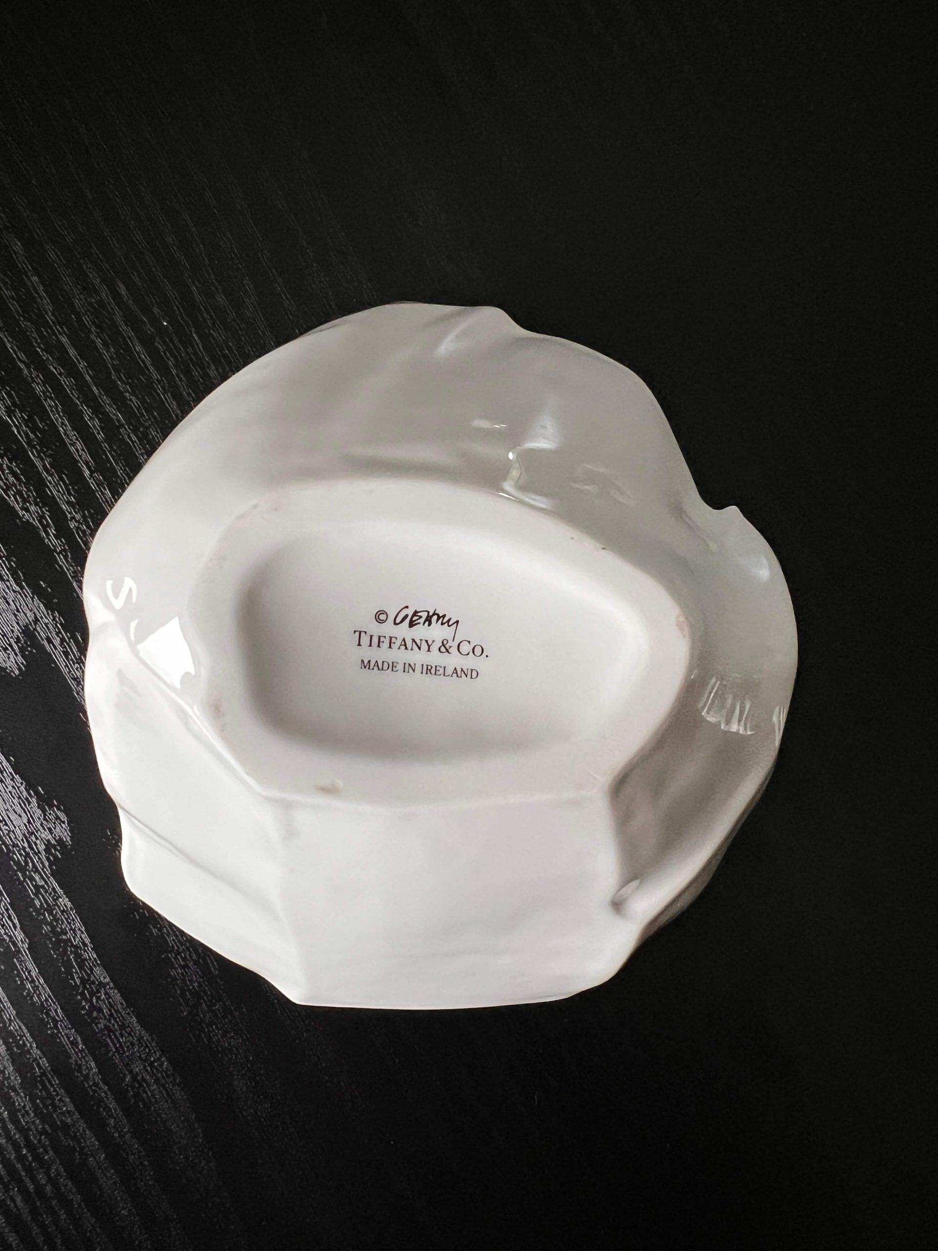 Authentic Frank Gehry Tiffany & Co. White Bone China Rock Bowl, Discontinued - Image 7