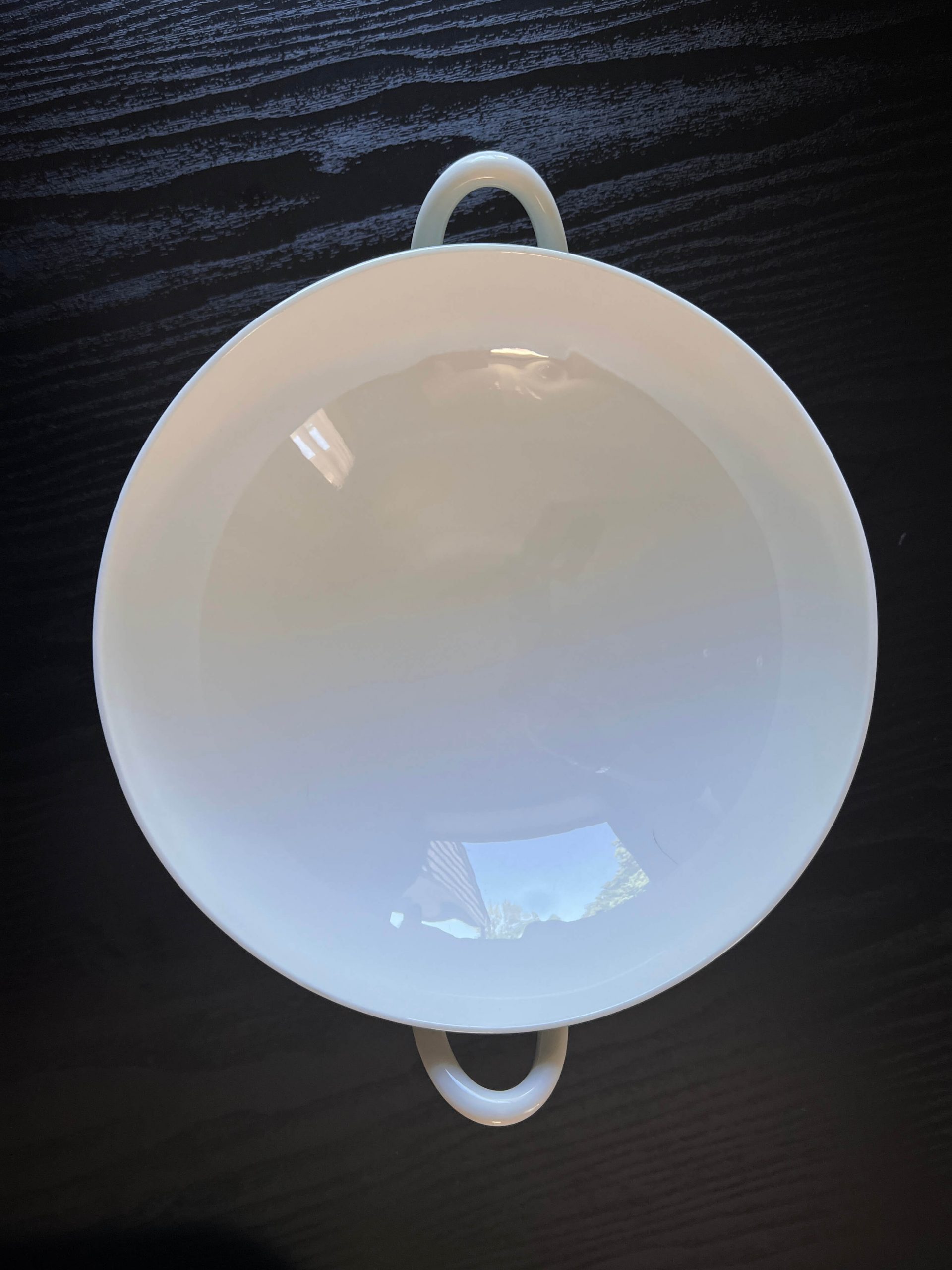 Wedgwood footed bowl with handles - RARE - Bone China - Vintage - Mid-century - Image 4