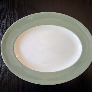 Wedgwood bone china rimmed platter - 1 of 2