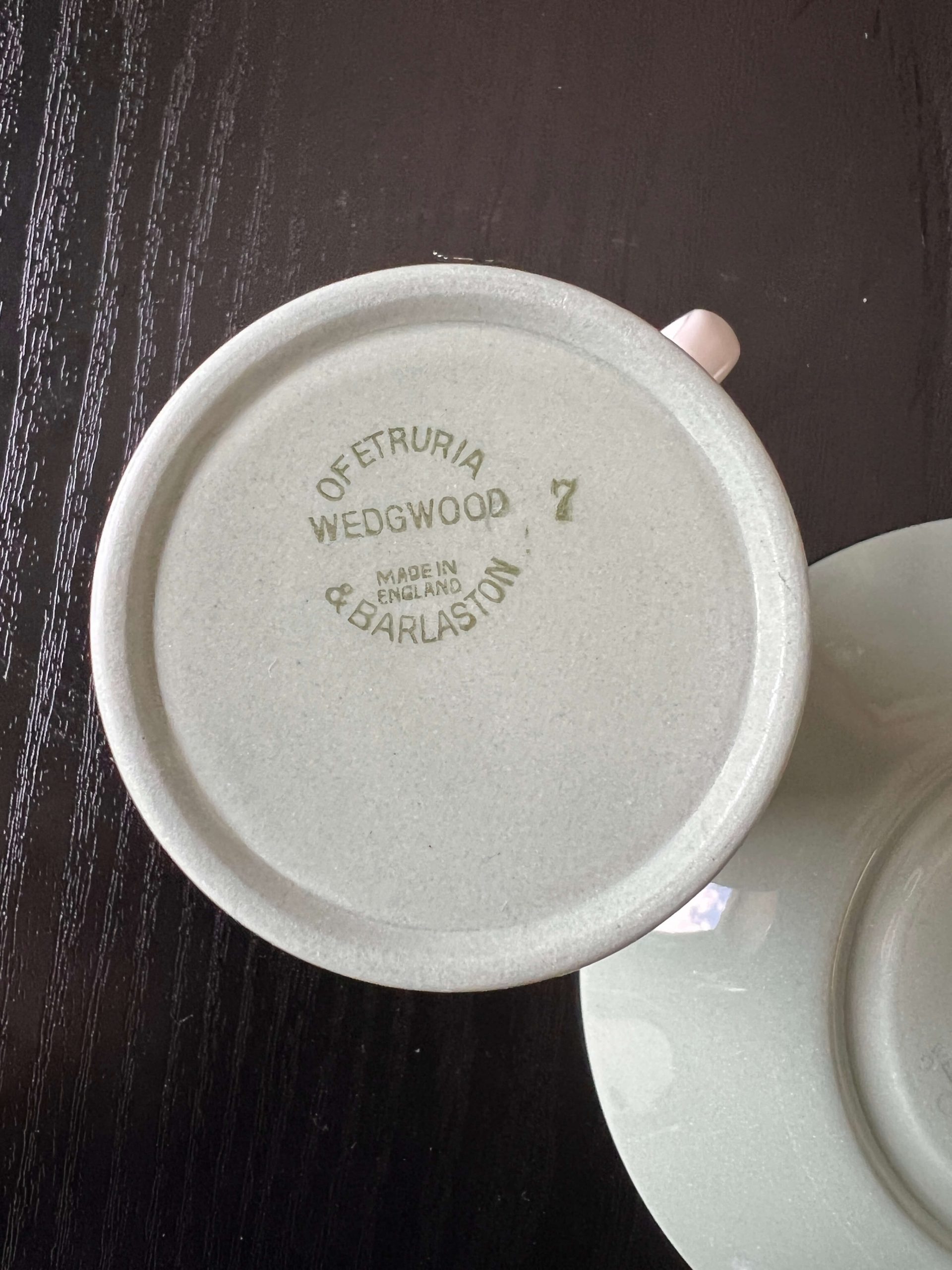 Wedgwood demitasse (espresso) cup and saucer set - Vintage - Image 6