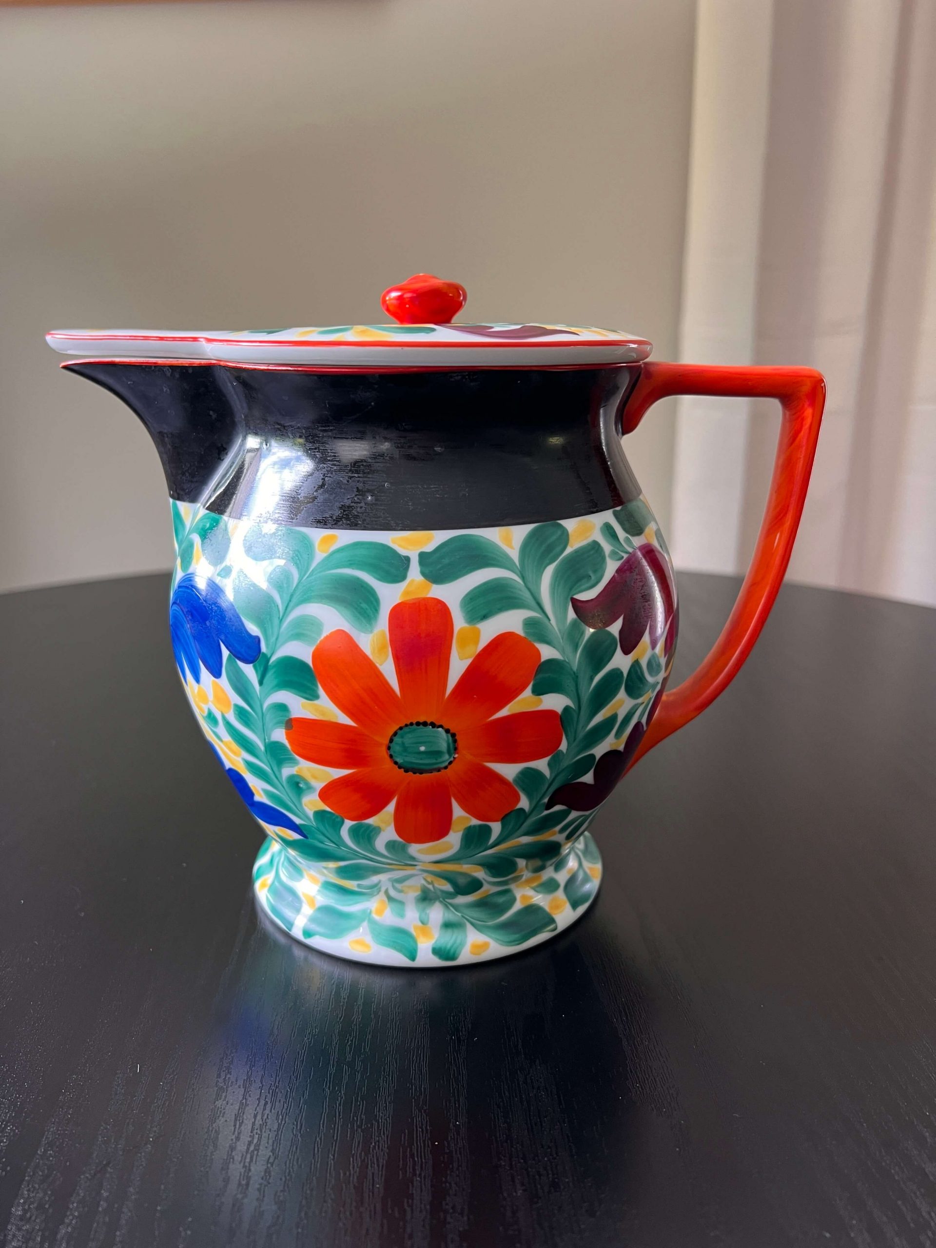 Vintage 1920s Art Deco Phoenix China Czechoslovakia Moravian Art Pitcher - Image 4