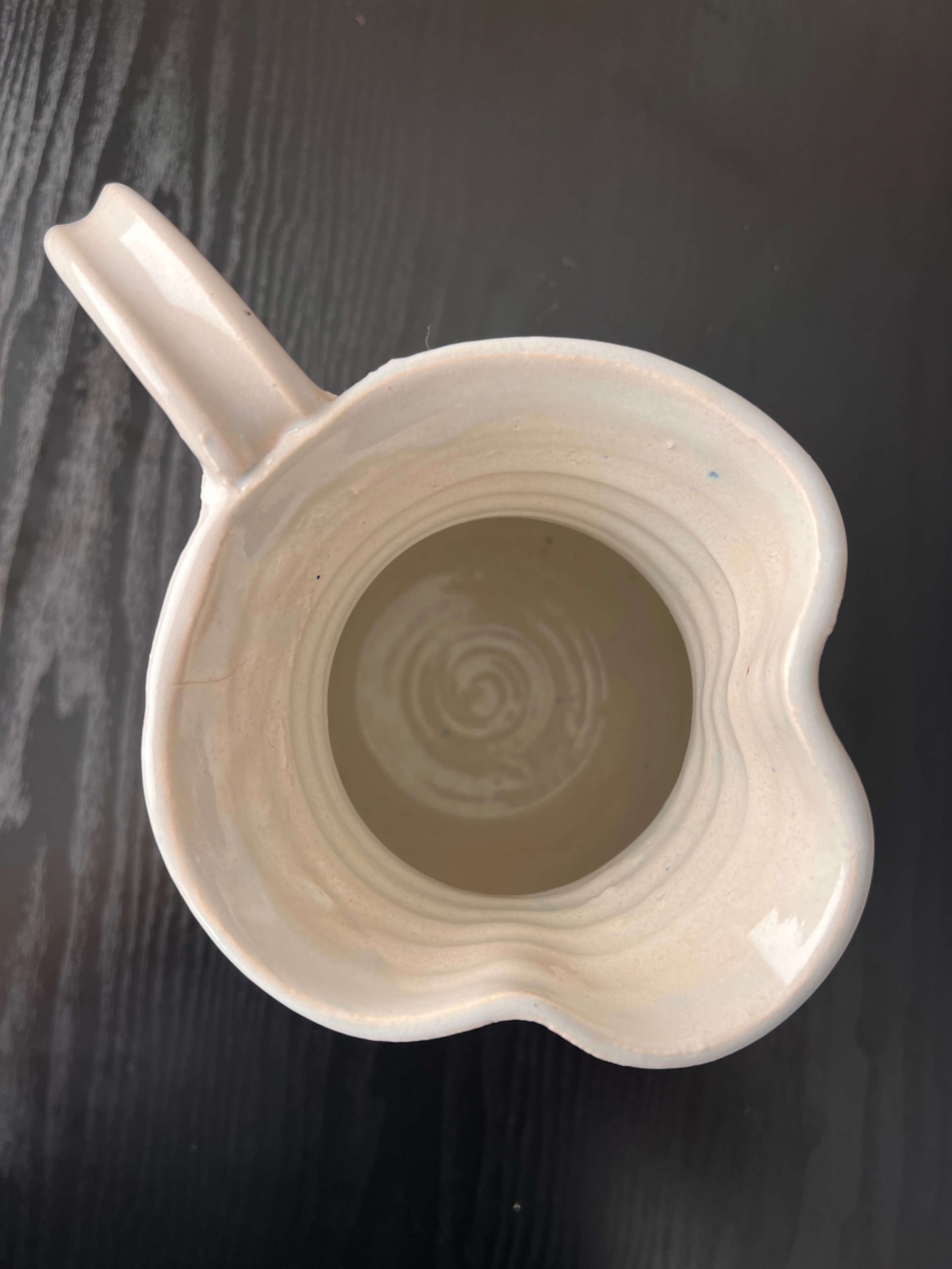 hand-thrown studio art pottery stoneware pitcher - Image 5