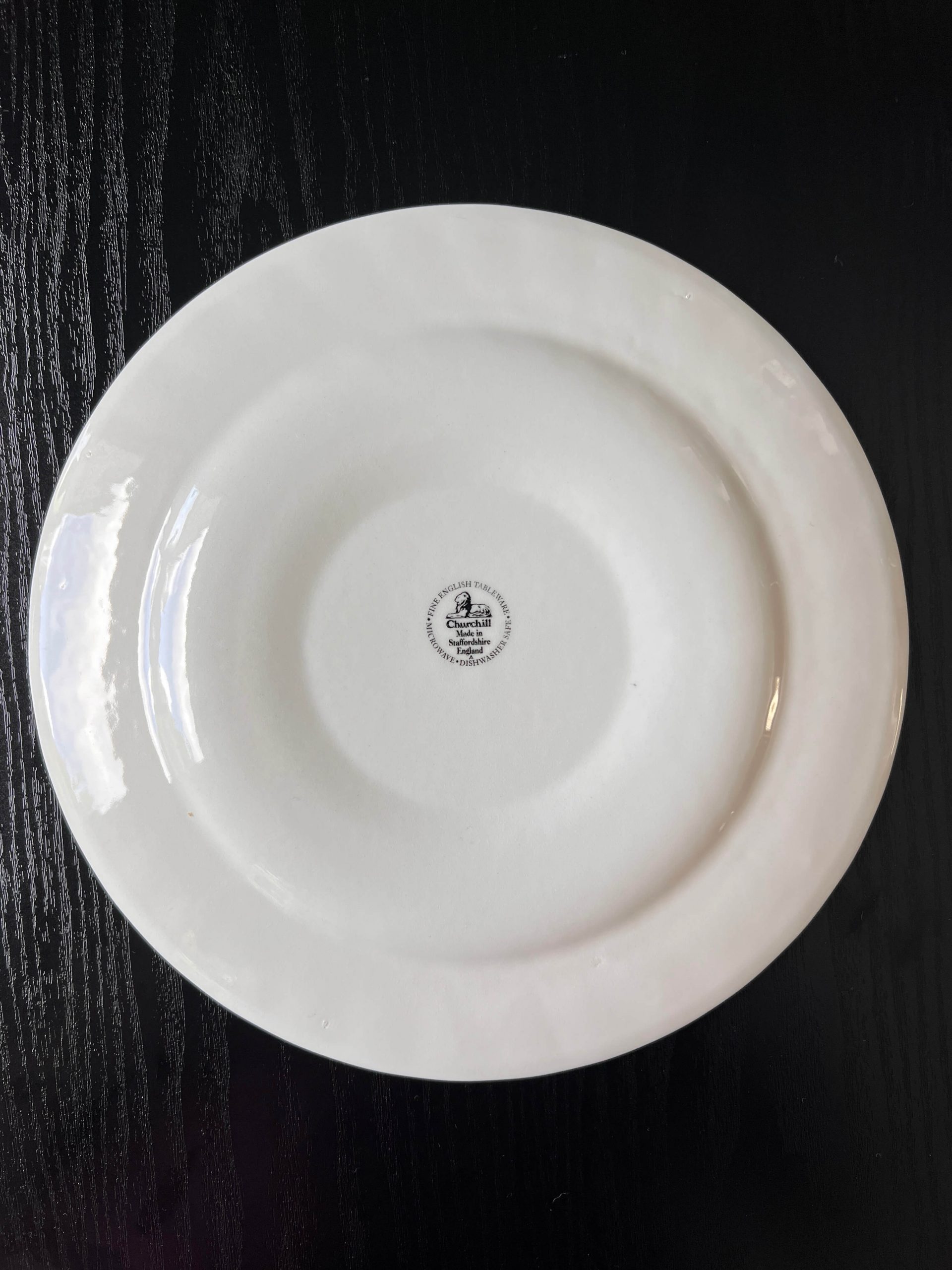 Churchill England Blue Peony Dinner Plate - Scalloped Edge Chintz - Image 3