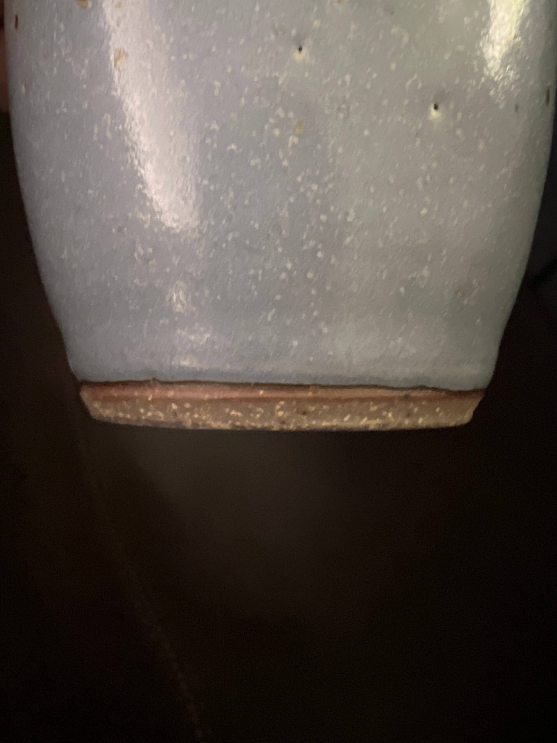 Vintage Signed Japanese Studio Stoneware Bud Vase / Tokkuri, 5.5" - Image 3