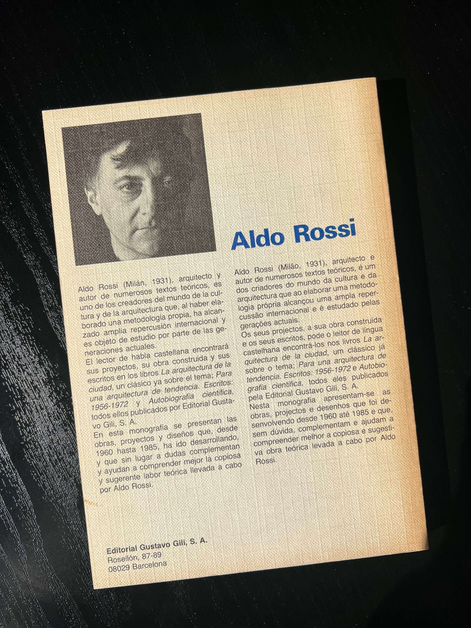 Aldo Rossi by Gianni Braghieri, published by Editorial Gustavo Gili in the Estudiopaperback series - Image 2