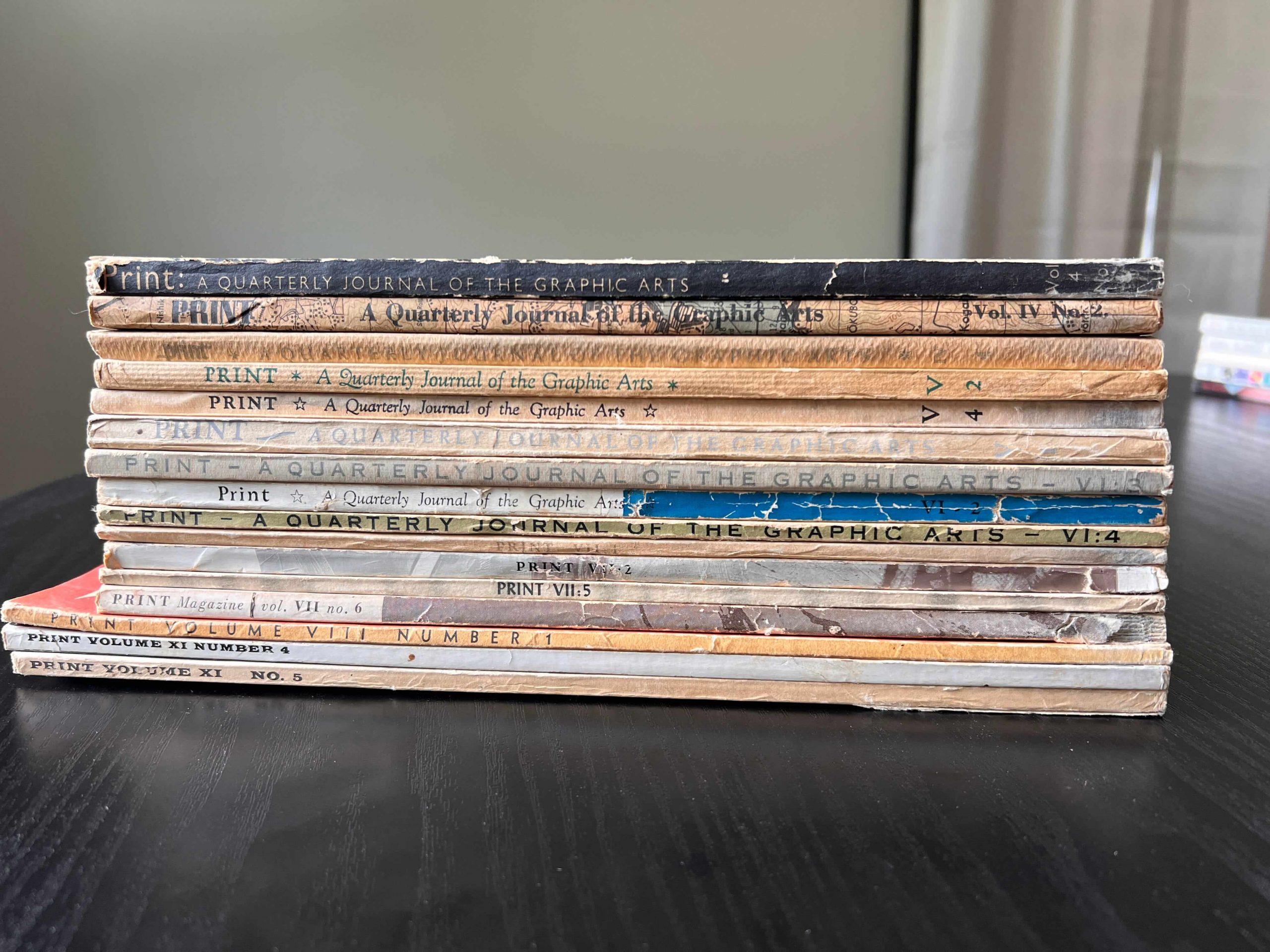 Vintage PRINT Magazine Collection – 16 Issues (1945–1958) – Graphic Design & Typography History - Image 2
