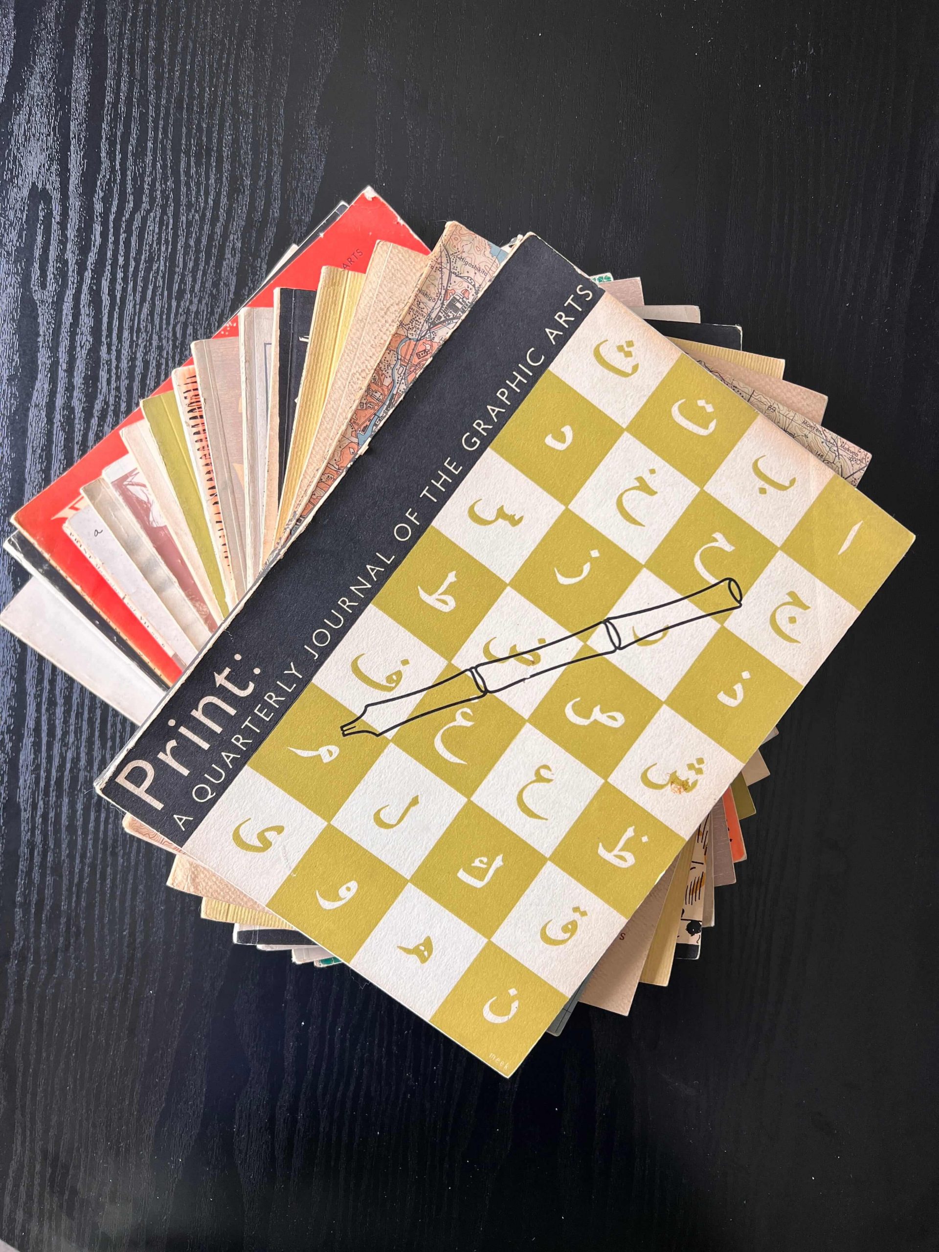 Vintage PRINT Magazine Collection – 16 Issues (1945–1958) – Graphic Design & Typography History
