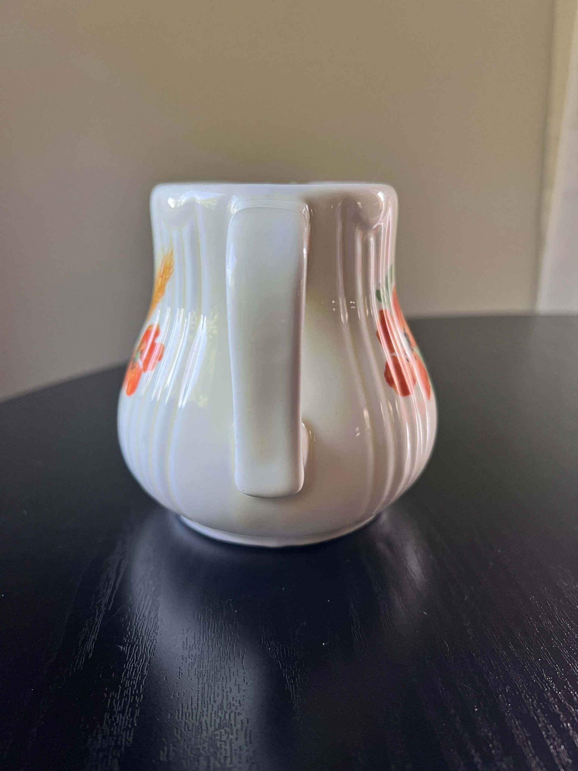 Wild Poppy Pitcher / Creamer - Hall's Superior Quality Kitchenware - Radiance Shape - Image 4