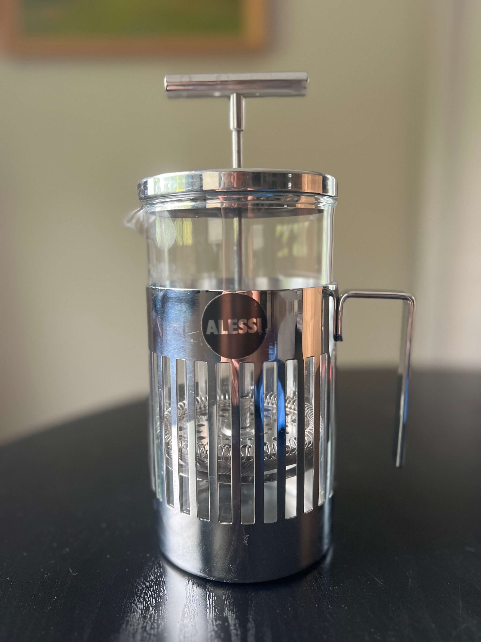Vintage Alessi 9094/8 French Press Coffee Maker by Aldo Rossi (8-Cup)