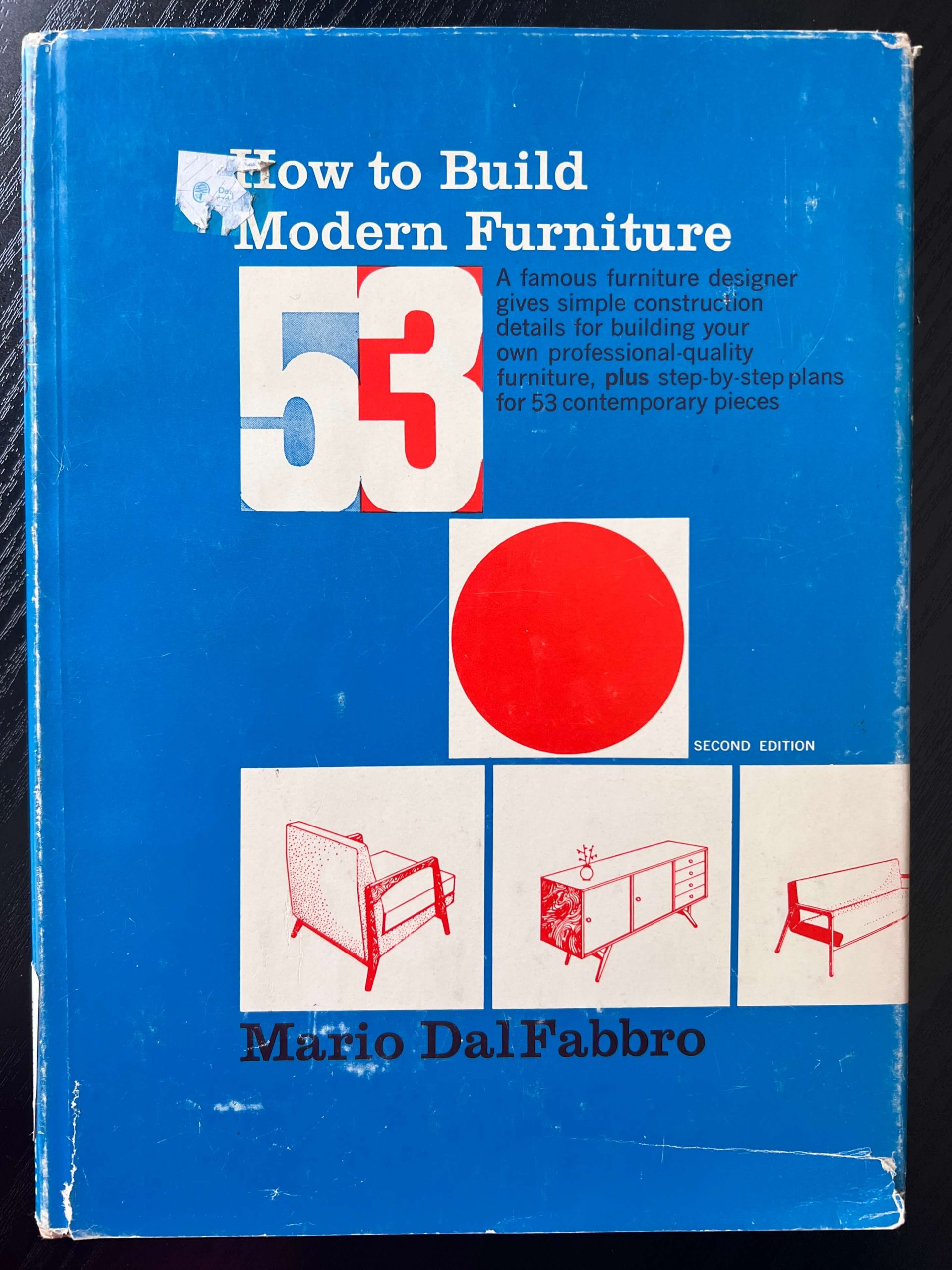 Vintage How to Build Modern Furniture Mario Dal Fabbro 1957 2nd Edition Mid Century