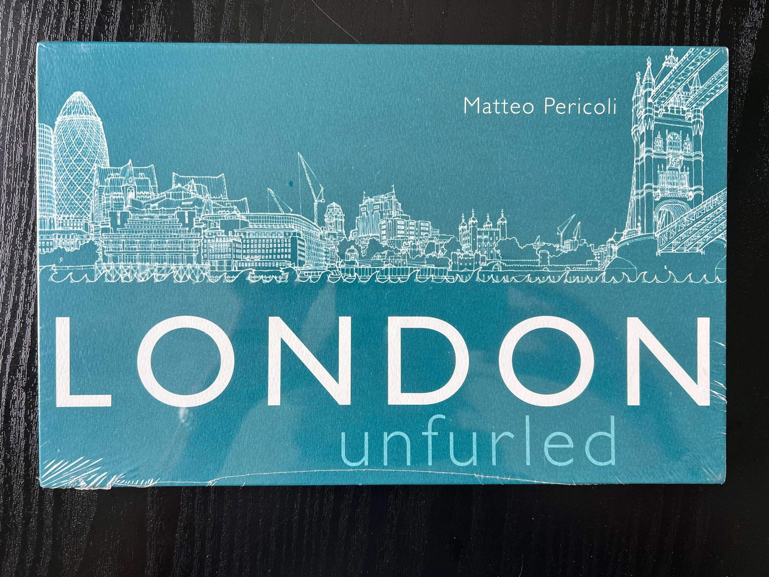 LONDON Unfurled by Matteo Pericoli - Hardcover First Edition in Sealed Slipcase