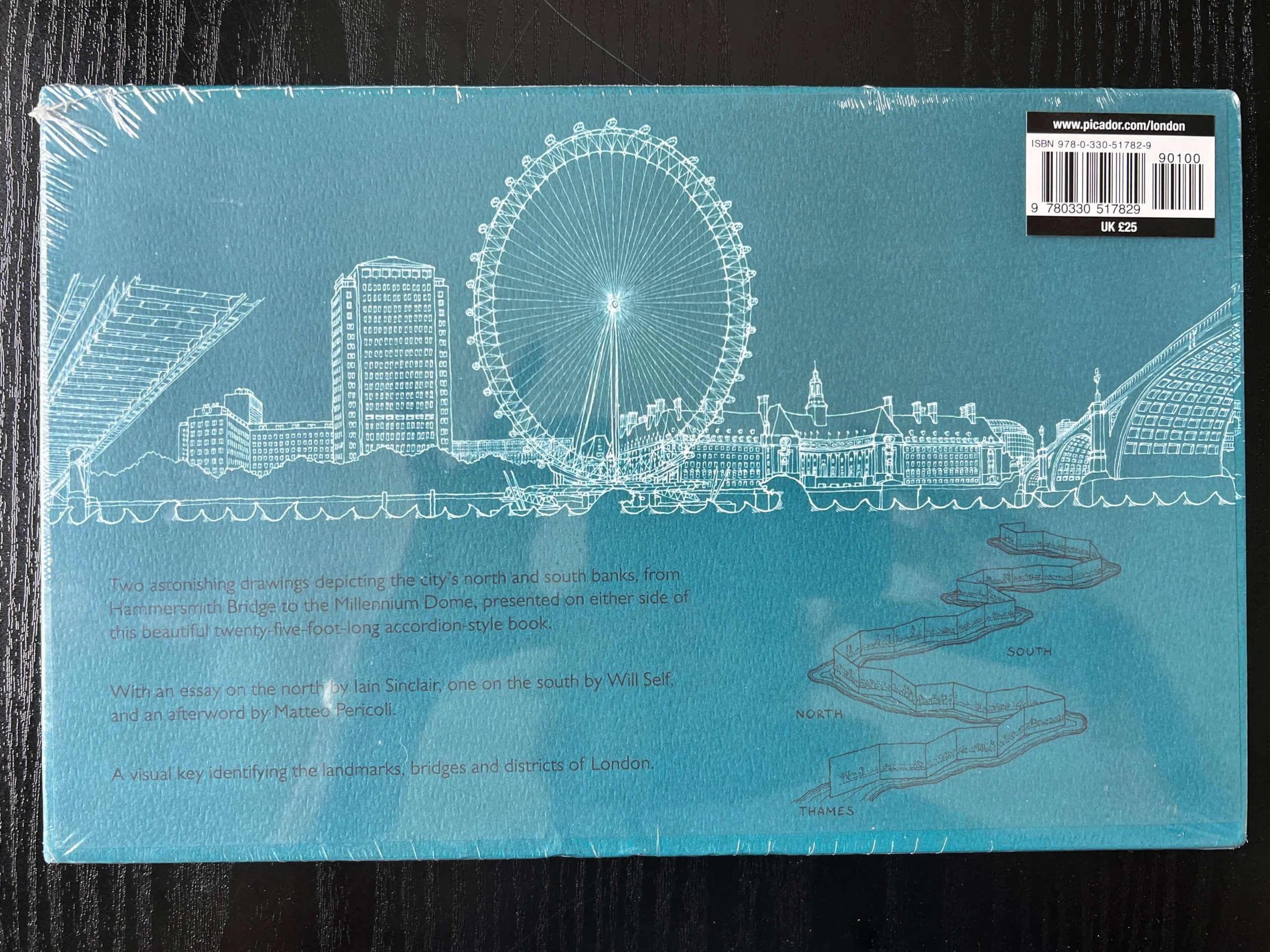 LONDON Unfurled by Matteo Pericoli - Hardcover First Edition in Sealed Slipcase - Image 2