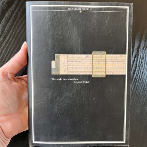 Pentagram Papers 33: The Slide Rule Vanishes by Lance Knobel (2004) Rare OOP