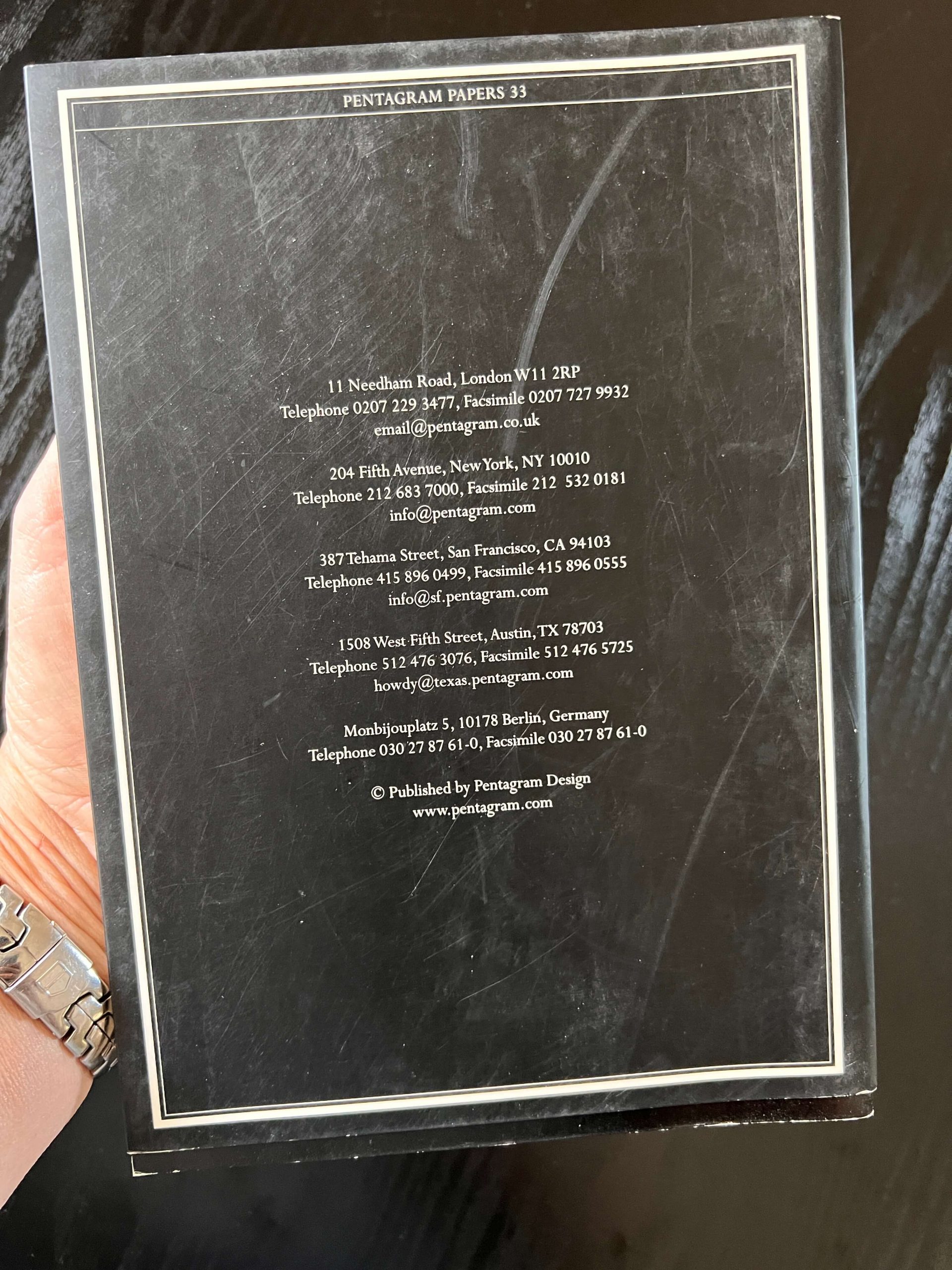 Pentagram Papers 33: The Slide Rule Vanishes by Lance Knobel (2004) Rare OOP - Image 2