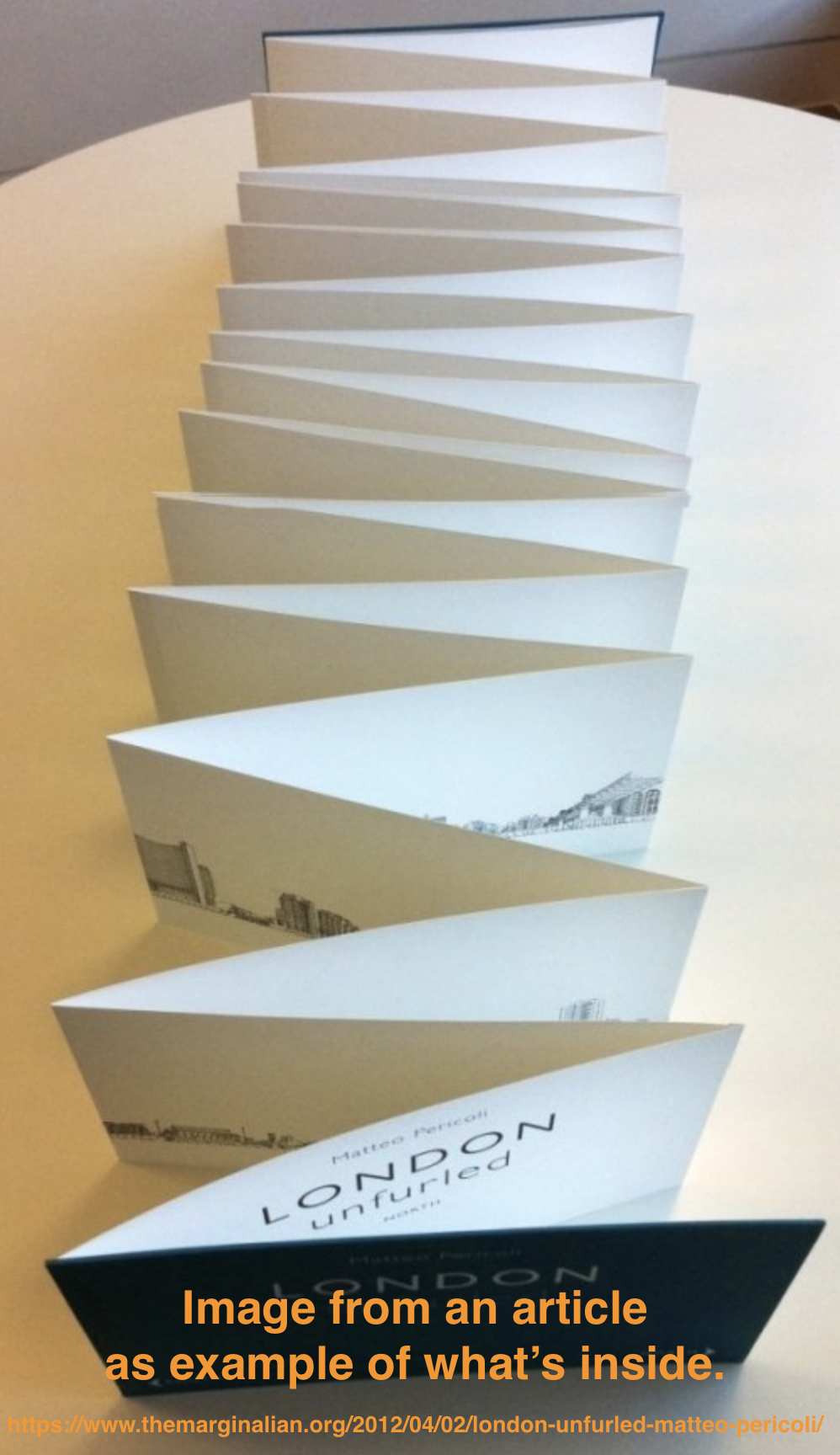 LONDON Unfurled by Matteo Pericoli - Hardcover First Edition in Sealed Slipcase - Image 3